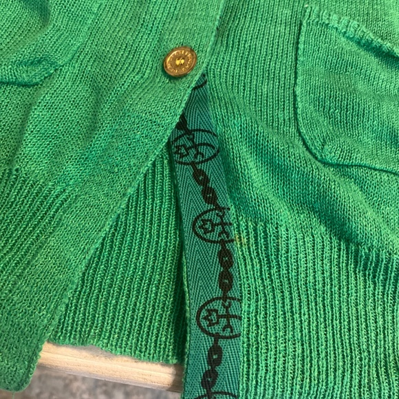 Green Designer Knit top Small - Picture 4 of 5